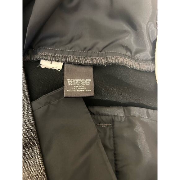 Ann Taylor Women's Gray Straight Leg Devin Fit Dress Pants Slacks Size 10 - Picture 9 of 10